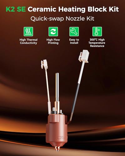 Official K2 SE Ceramic Heating Block Kit