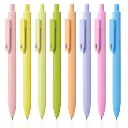 Gel Pens 8 Pack Fine Point Black Ink Smooth Writing Ink Pen