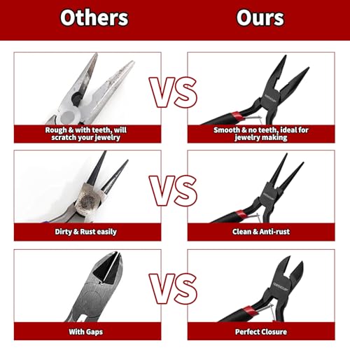 8 Piece Mini Pliers Set