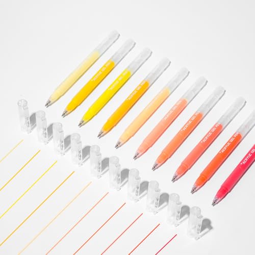 ROSYMENG 10 Colors Acrylic Gel Pens Set (10 Count)