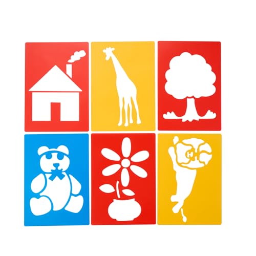 Large Washable Plastic Everyday Objects Stencils