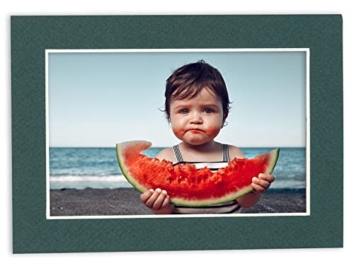 Pack of Ten Acid Free 11x14 Mats Bevel Cut for 8.5x11 Photos (10 Count)