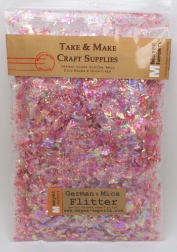 Red Iridescent Ice Flakes