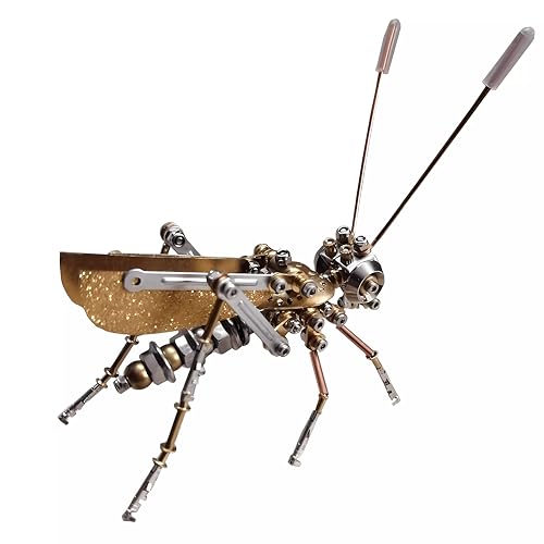 Steampunk Cricket 3D Metal Puzzle Model (160 Count)