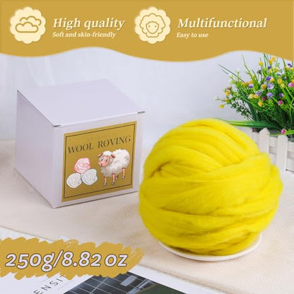 Wool Roving Bulk (8.8 Ounce)