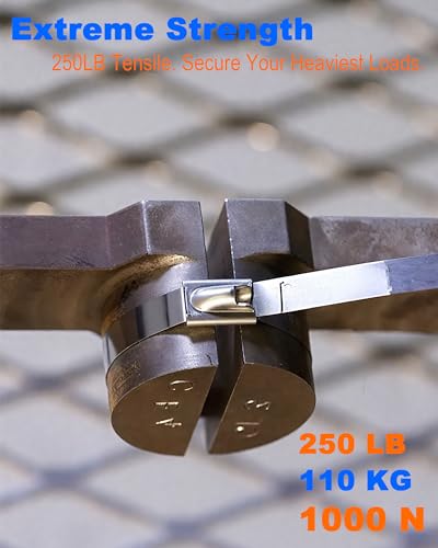 Metal Zip Ties (100 Count)