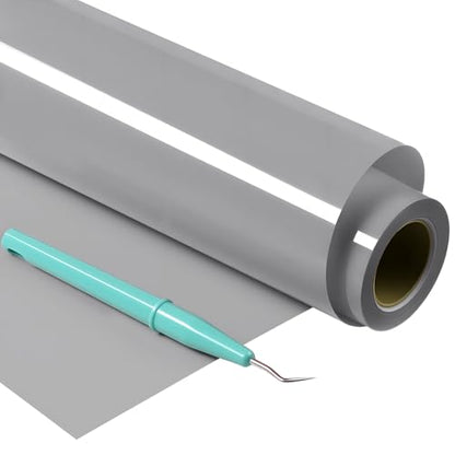 Silver Heat Transfer Vinyl Roll