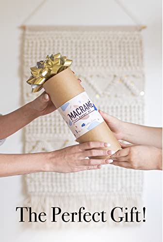 Macrame Kit Makes 3 DIY Plant Hangers for Teens & Adult Beginners (3 Count)