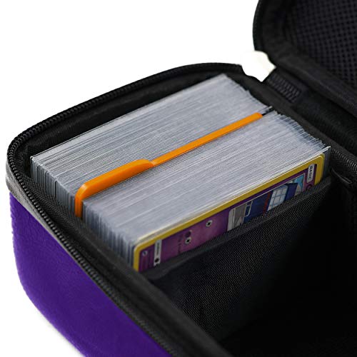 Purple Bolt Card Carrying Case fits Pokemon Cards and other TCG Games