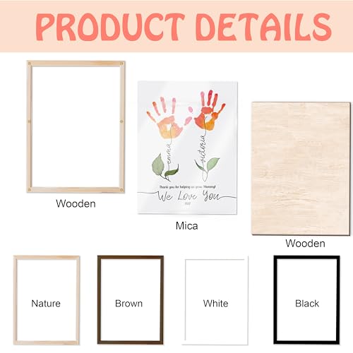 Flower Handprints Mother’s Day Handprint Art DIY Kit