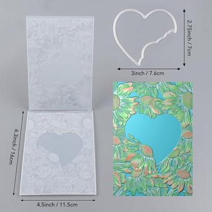3D Embossing Folder and Metal Die Set for Card Making