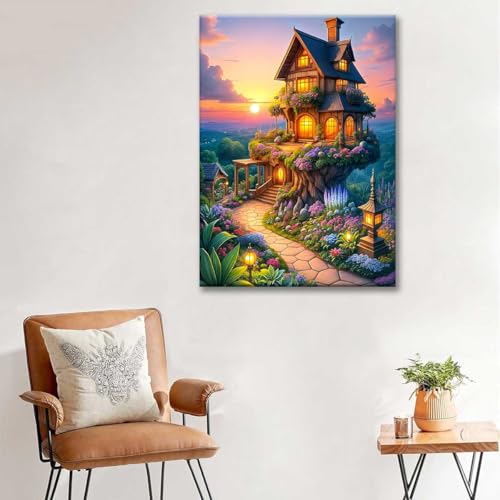 Paint by Numbers Kit for Adults Framed