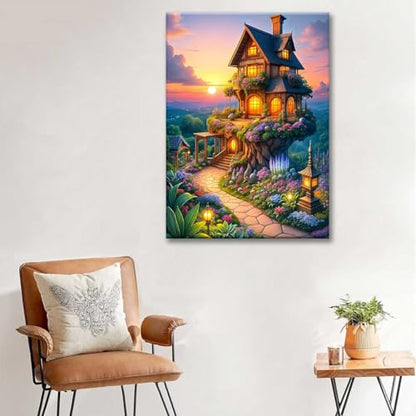 Paint by Numbers Kit for Adults Framed