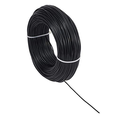 328 Feet 15 Gauge Aluminum Wire Black Bendable Metal Craft Wire for Beading Jewelry Craft Making