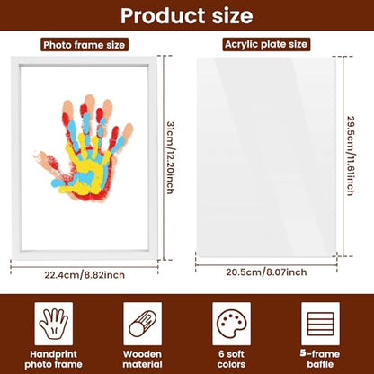 Hand and Footprint Kit for Family New Parents Mom Baby Keepsake