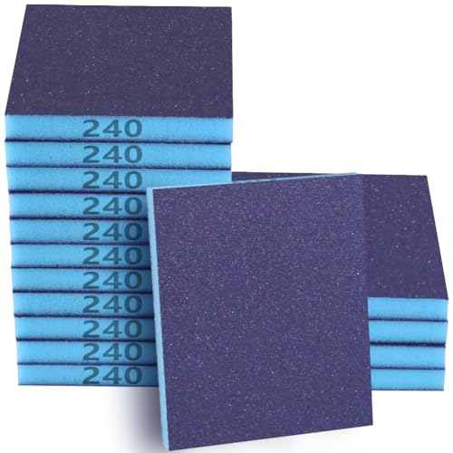 16 Pack 240 Grits Sanding Sponge Fine Sanding Block (16 Count)