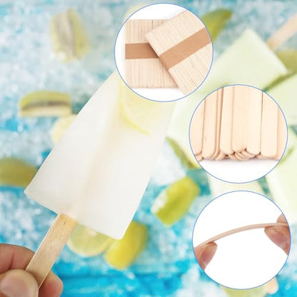 3000 Pcs Craft Sticks 4.5 Inch Bulk Ice Cream Sticks Natural Wood Sticks (3000 Count)