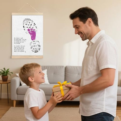 Fathers Day Footprint Art Kit