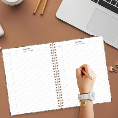 Lined Spiral Journal Notebook for Women & Men