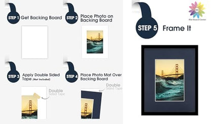 Mat Board Center 10 Pack 8x10 Photo Mats for 5x7 Picture