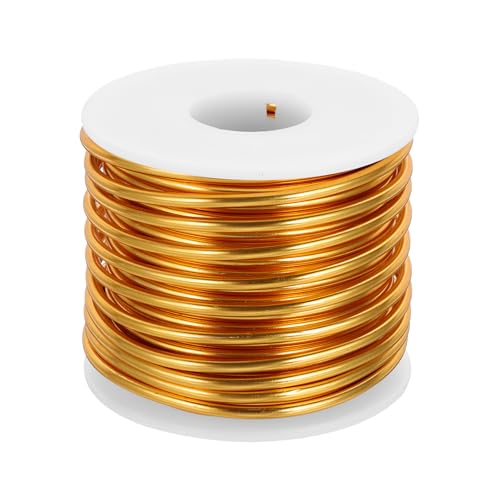 9 Gauge Anodized Aluminum Craft Wire Bendable Bonsai Training Wire 56 Feet 3mm for Sculpting Crafts Wreath Floral Beading Jewelry Making