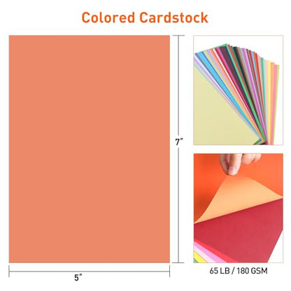 5" x 7" Colored Cardstock