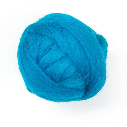 Colored Natural Wool roving