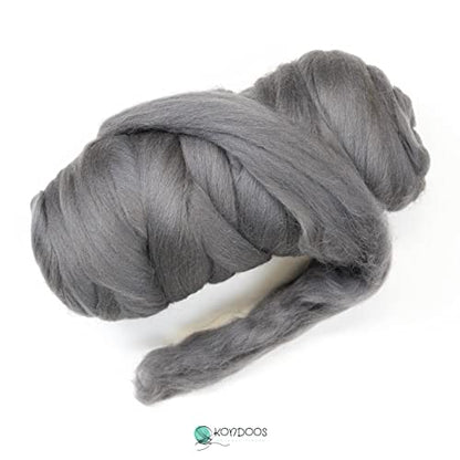 Colored Natural Wool roving (16 Ounce)