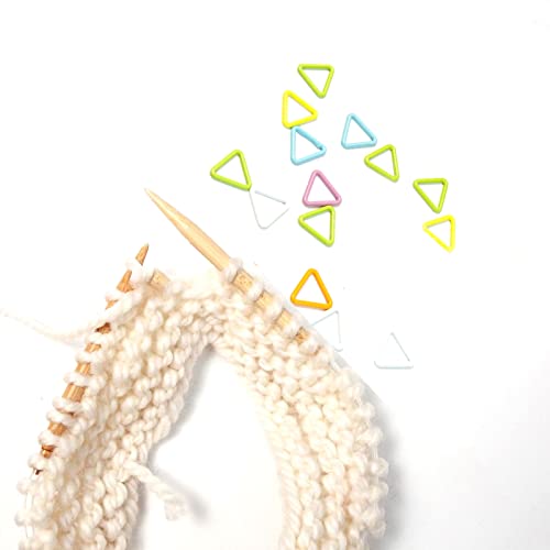 60PCS Metal Stitch Markers Triangle