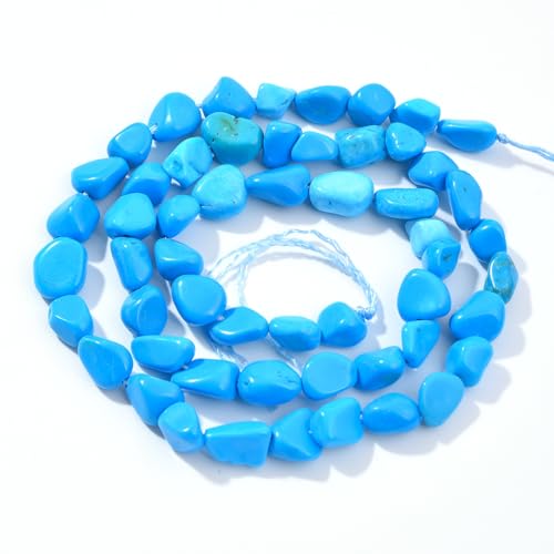 Blue Turquoise Pebble Nugget Oval Free Tumbled Stone 6