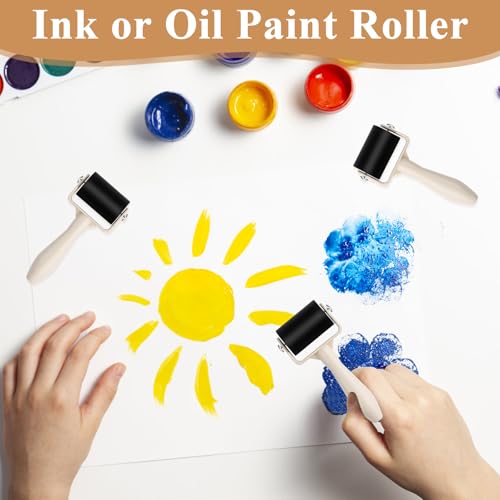 20Pcs Rubber Brayer Roller