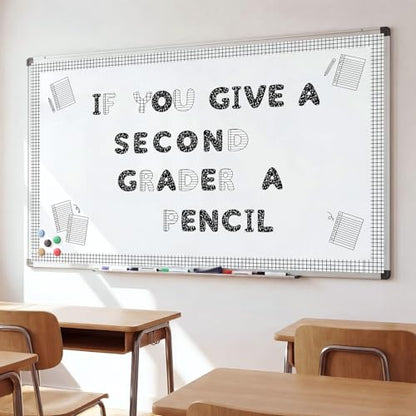 221 Pcs Composition Notebook Bulletin Board Letters for Classroom (221 Count)