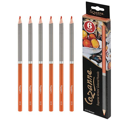 Creative Mark Premium Colored Pencils Orange 6 Pack (6 Count)