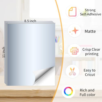 Silver Printable Sticker Paper