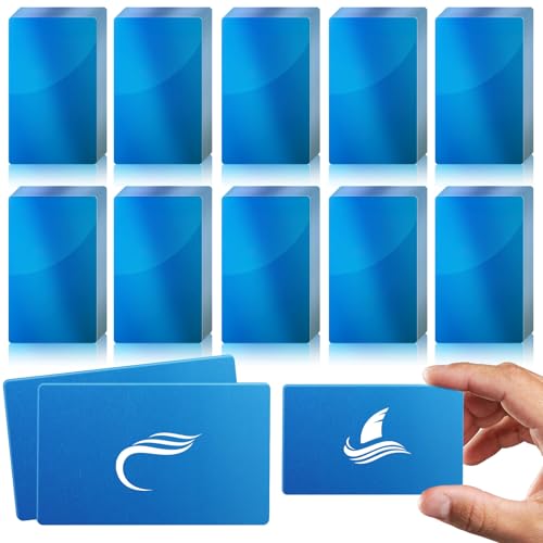 100 Pcs Metal Business Cards Aluminum Laser Engraving Blanks