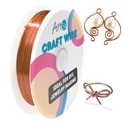18 Gauge Craft Wire for Beading & Sculpting (120 Foot)