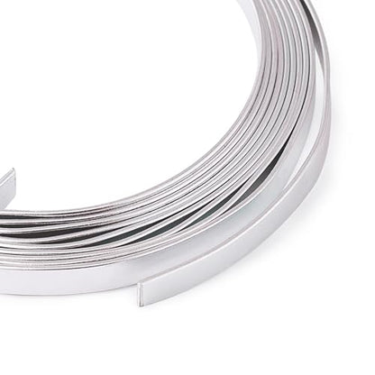 5mm Christmas Bendable Wire 32.8 ft Aluminum Flat Craft Wire (32.8 Foot)