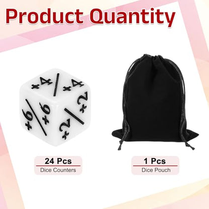 24Pcs Magic Dice Counters (24 Count)