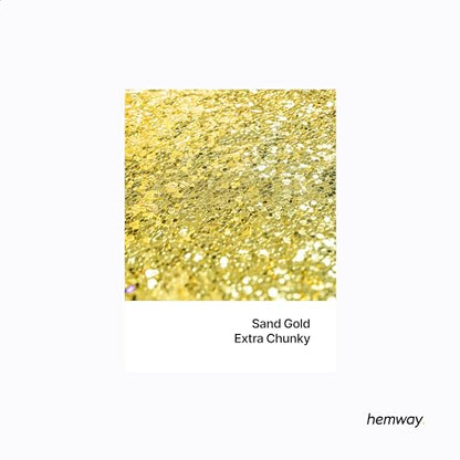 Resin Glitter Sand Gold 100g Extra Chunky (3.5274 Ounce)