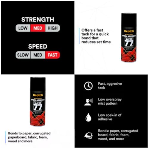 Super 77 Multipurpose Adhesive Spray (4 Count)