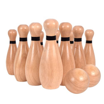Outdoor Giant Lawn Bowling Games Wooden Lawn Set Fun Sports Games