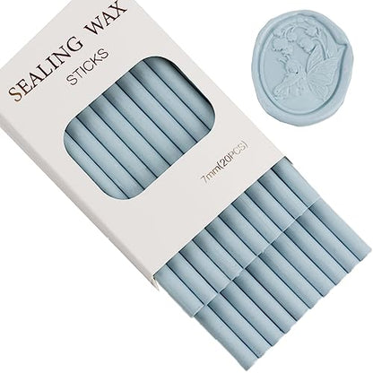 20pcs Glue Gun Wax Seal Sticks for Wedding Invitations (20 Count)
