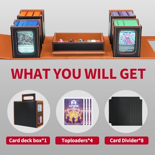 Commander Deck Box For Mtg Fits 400+ Double