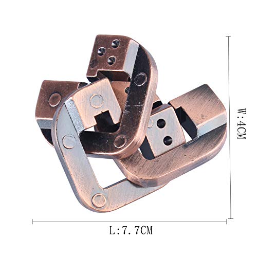 Brain Teaser Puzzle for Adults Puzzles Metal Hole Lock Adult Educational Toy Jigsaw IQ Puzzle