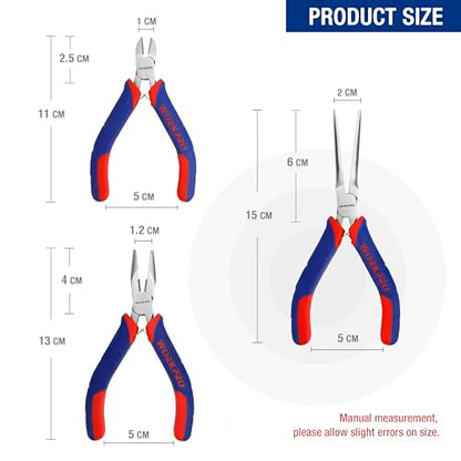 Mini Pliers Set (3 Count)