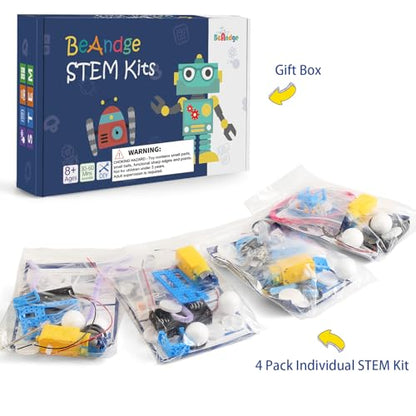 4 Set Bulk Craft Robot Kits for Kids (4 Count)