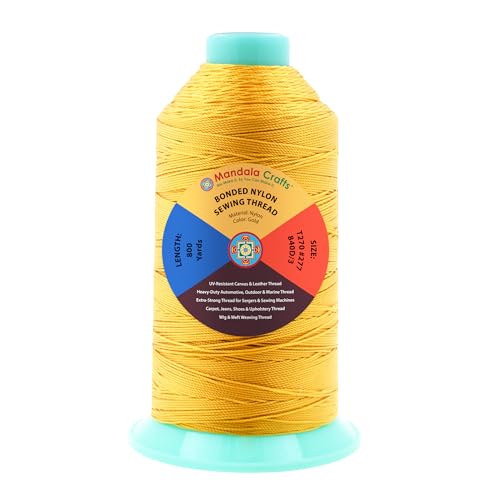 Size 277 840D T270 Gold Bonded Nylon Thread