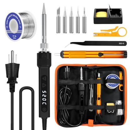 120W LED Soldering Iron Kit 7s Fast Heating Adjustable Temp 356