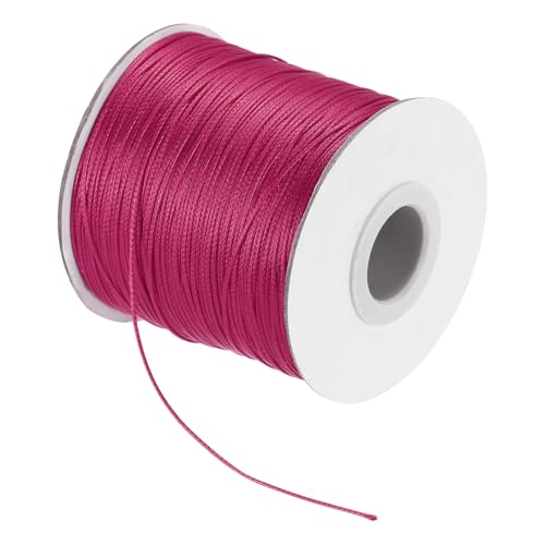 Waxed Cord 0.5mm Waxed Polyester Cord 175 Yard Wax String for Bracelet Making