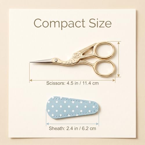 Small Craft 4.5Inch Embroidery Sewing Scissors Stainless Steel
